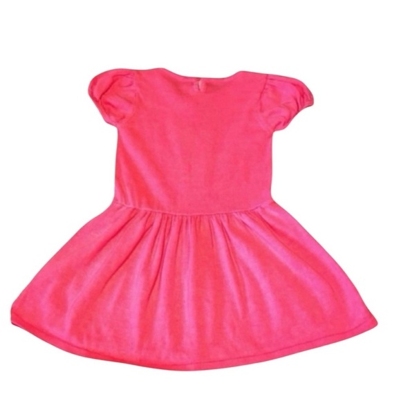 Cherokee Girls Size 4T Pink Sweater Dress With Girl Fawn adorable Winter Sweet - Picture 3 of 4